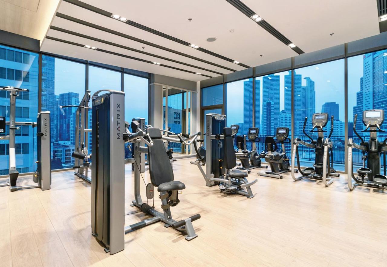 Oakwood Suites Μπανγκόκ Εξωτερικό φωτογραφία The gym at the 101 Tower
